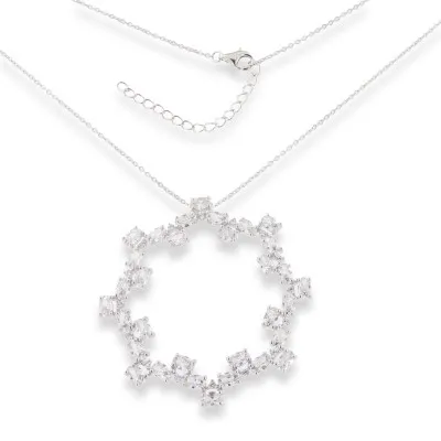 Colier din argint cu Cubic Zirconia Incolor