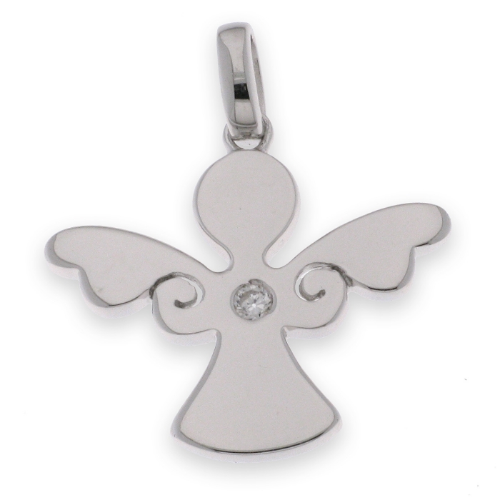 Pandantiv din argint  cu pietre Cubic Zirconia Incolor