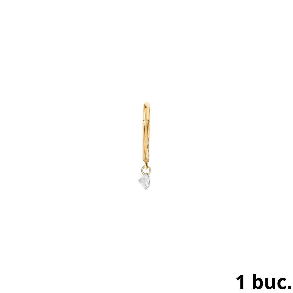 Cercel din aur galben cu Diamant