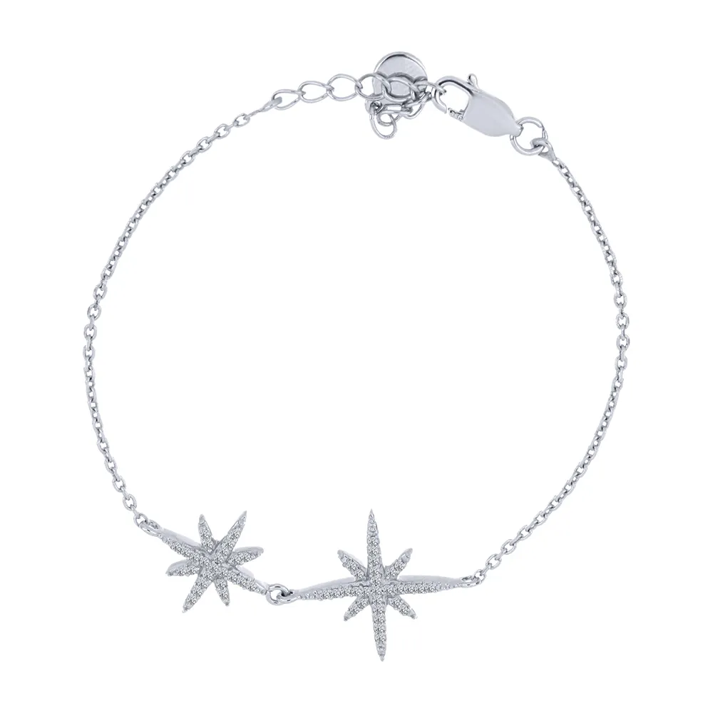 Brățară din argint cu Cubic Zirconia Incolor