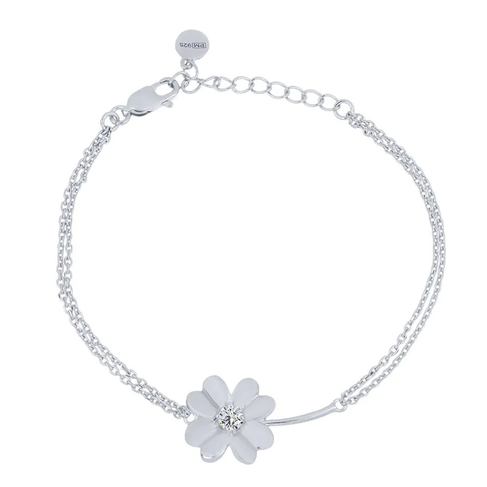 Brățară din argint cu Cubic Zirconia Incolor