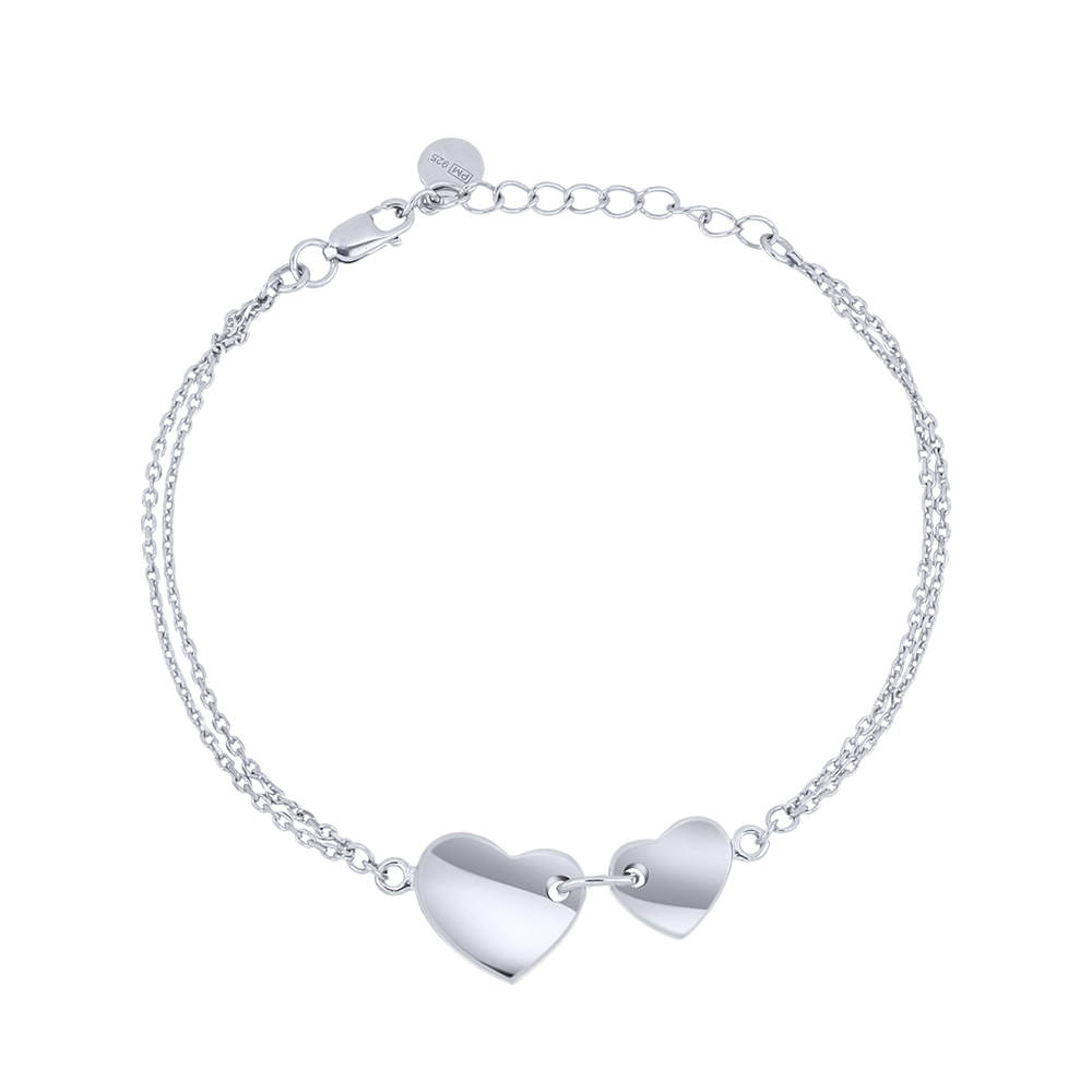 Brățară Love din argint  cu pietre Cubic Zirconia Incolor
