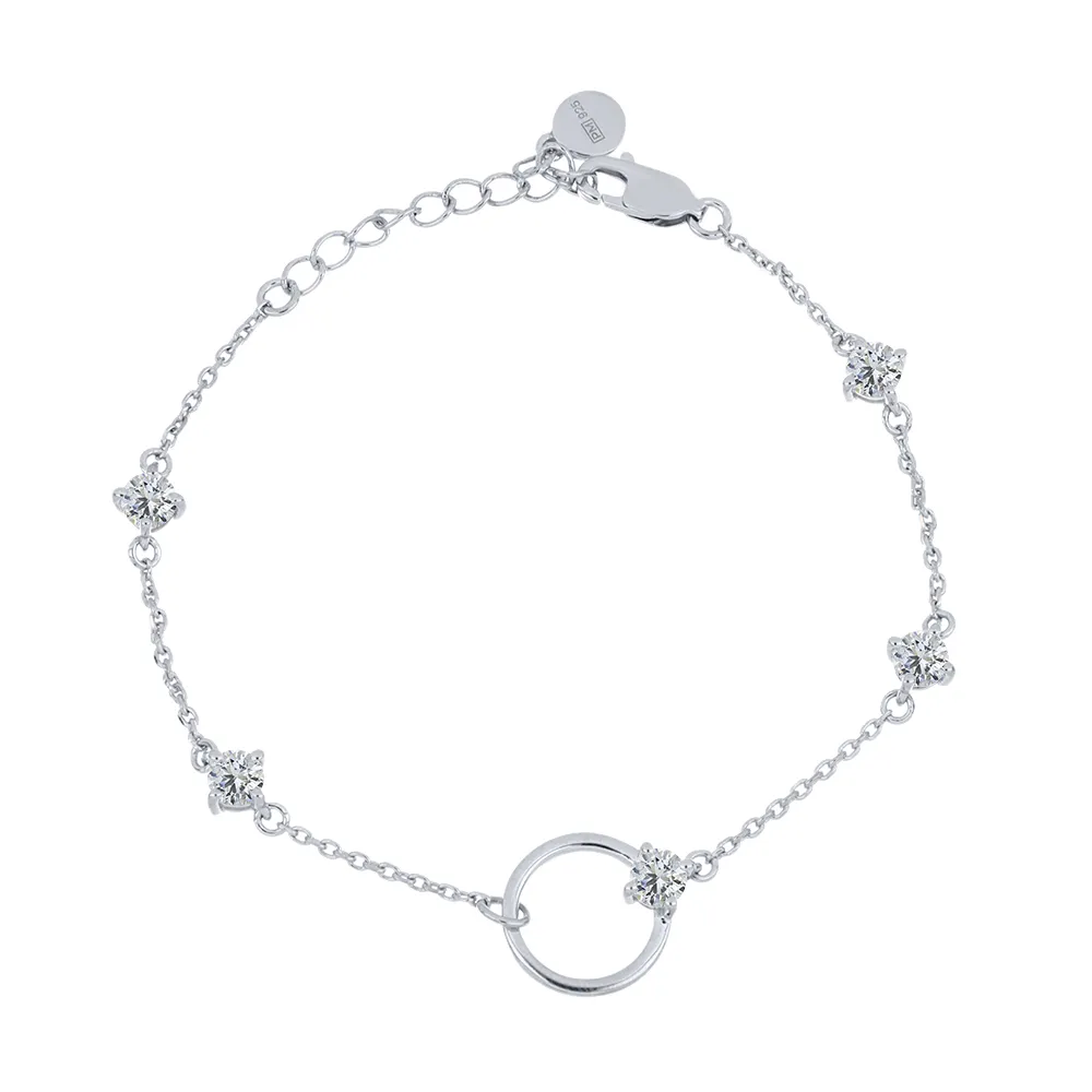 Brățară din argint cu Cubic Zirconia Incolor