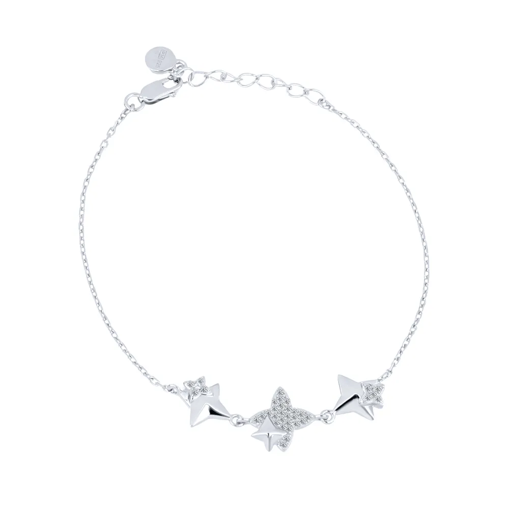 Brățară din argint cu Cubic Zirconia Incolor