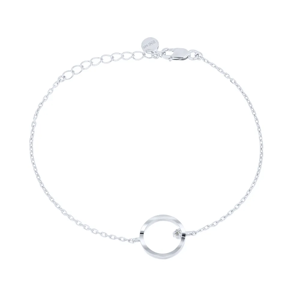 Brățară din argint cu Cubic Zirconia Incolor
