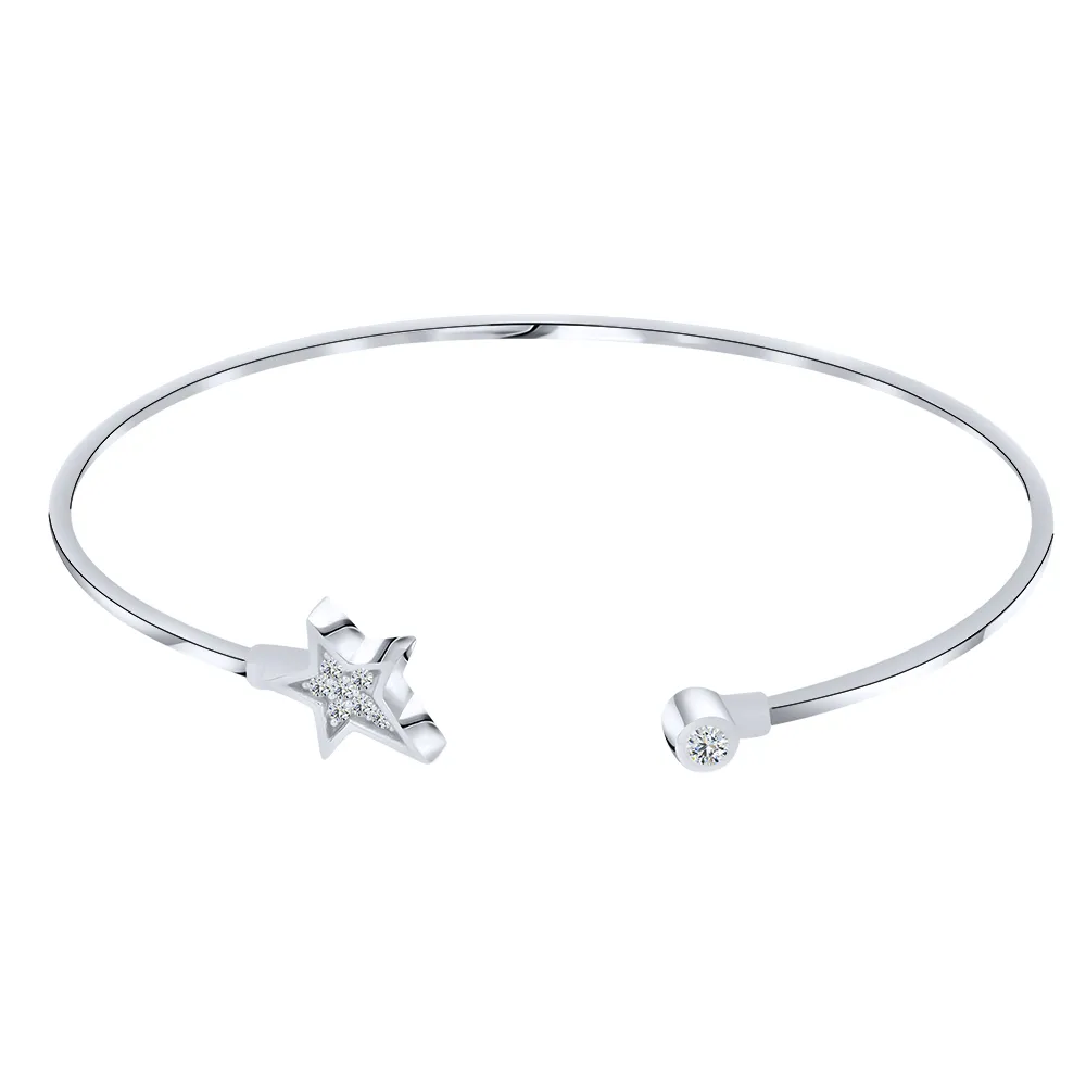 Brățară Stea din argint cu Cubic Zirconia Incolor