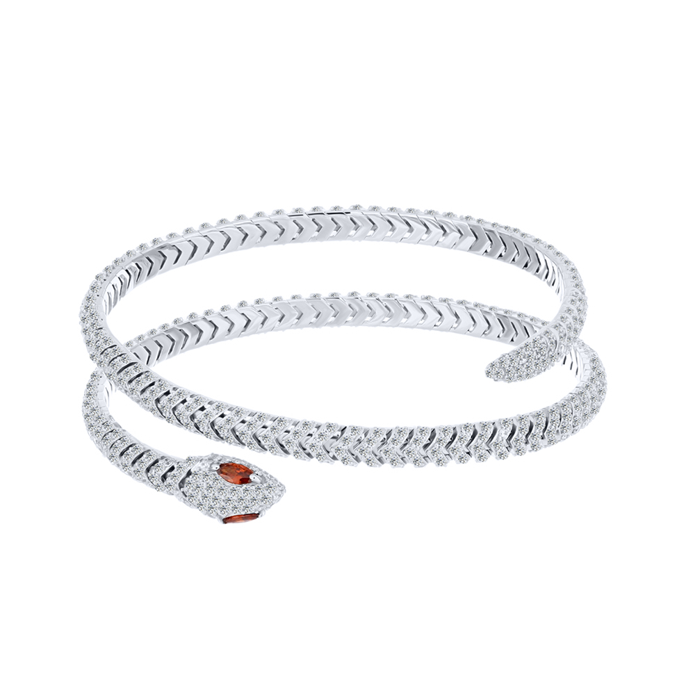 Brățară din argint  cu pietre Cubic Zirconia Incolor