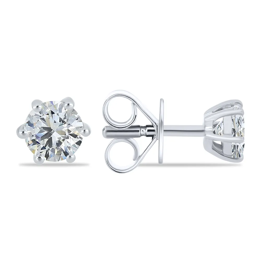 Cercei Pusete din argint cu Cubic Zirconia Incolor