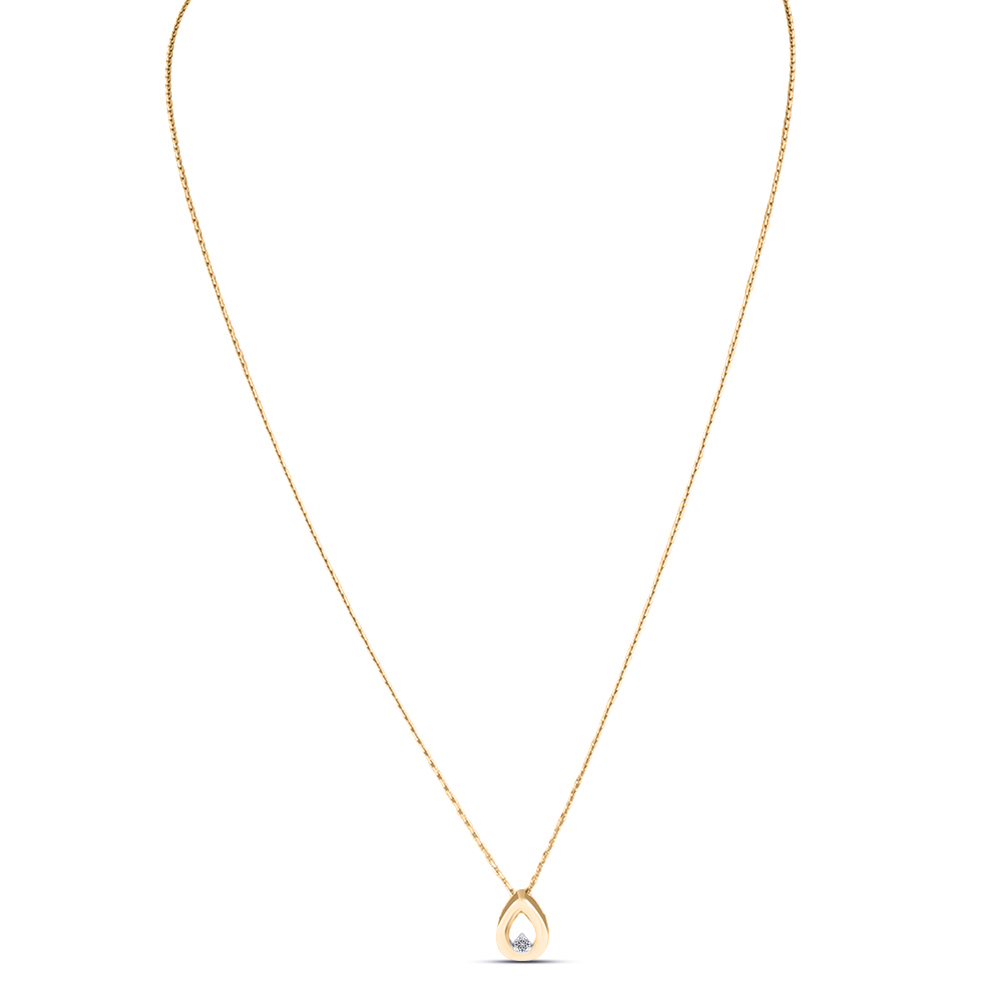 Колье из красного золота с камнями Бриллиант