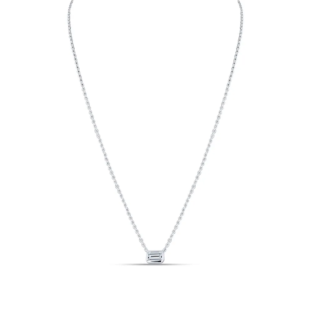 Colier din aur roșu cu Cubic Zirconia Incolor