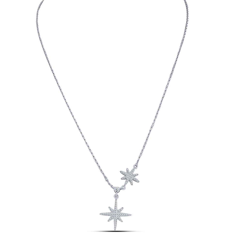 Colier din argint  cu pietre Cubic Zirconia Incolor