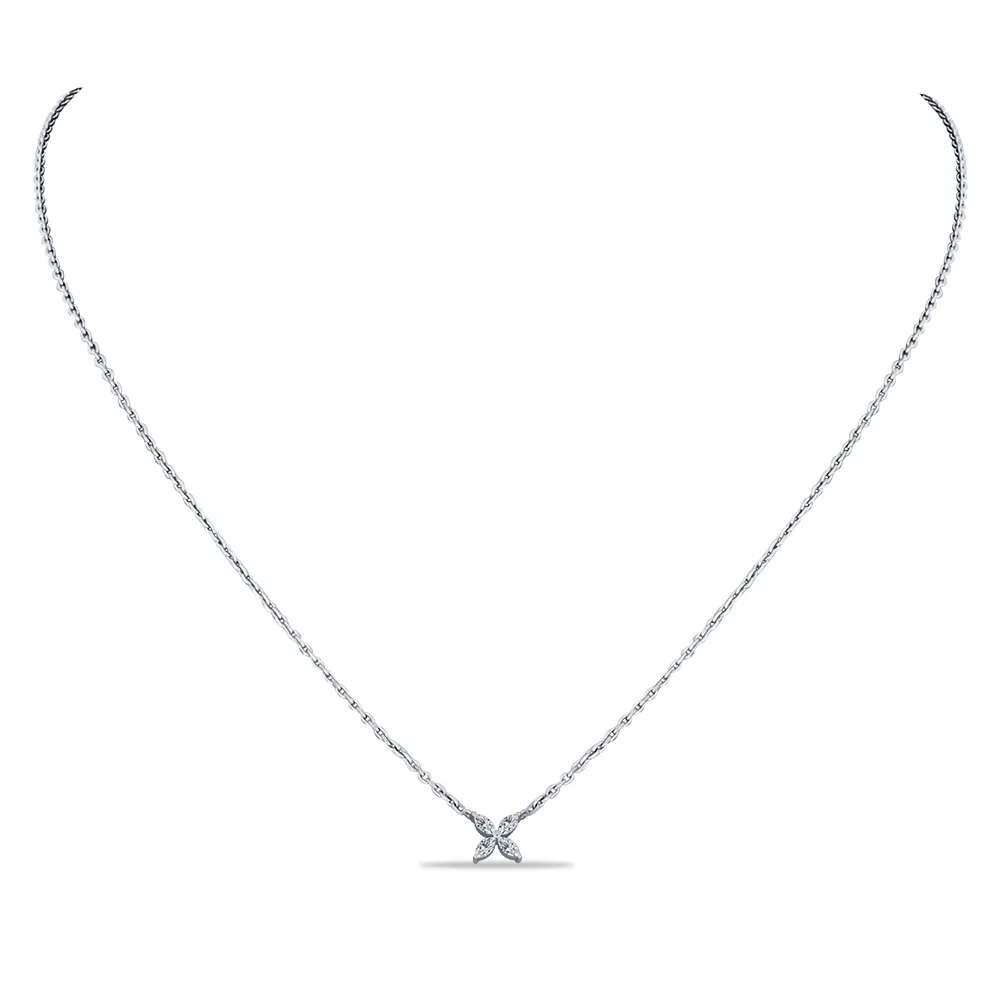 Colier din argint cu Cubic Zirconia Incolor