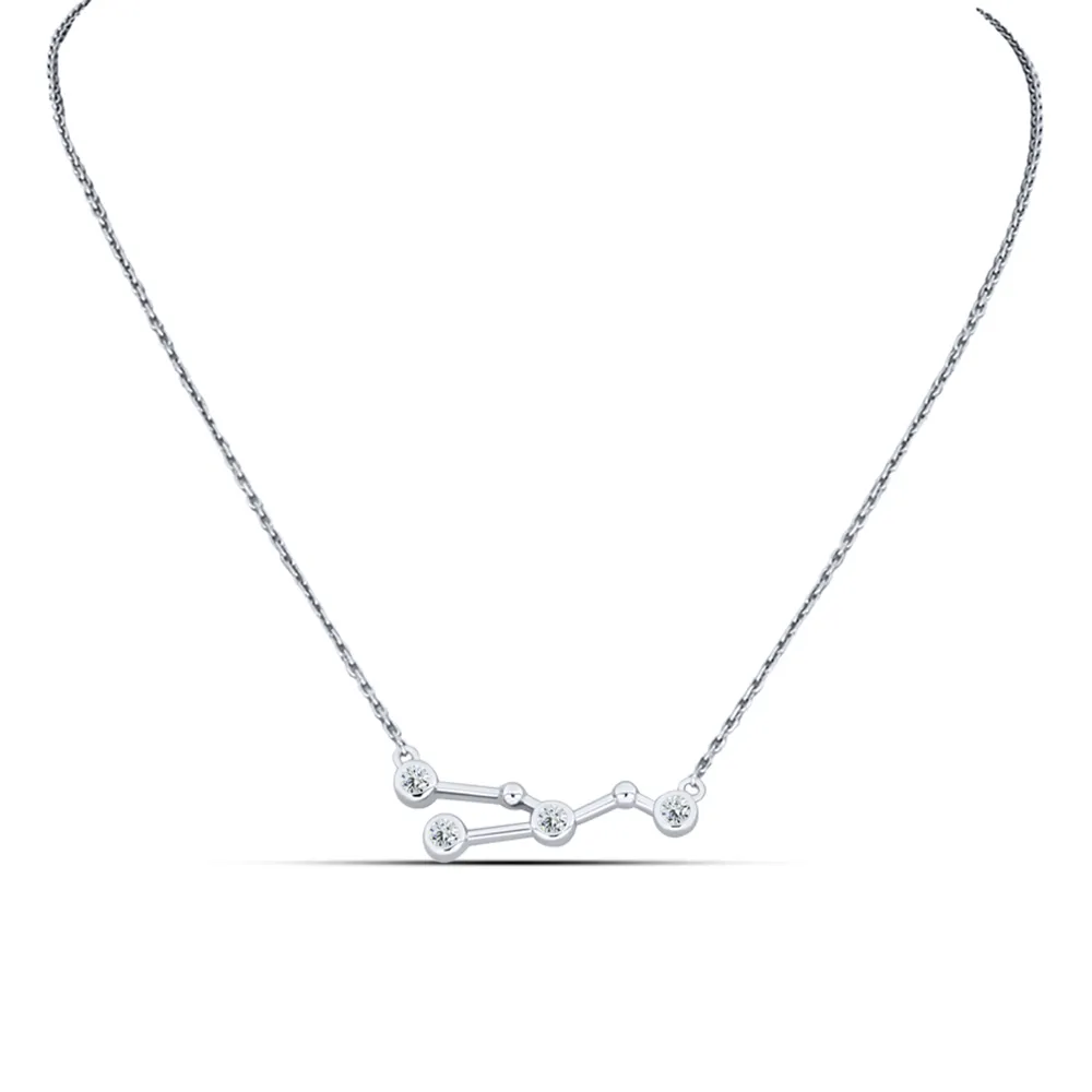 Colier din argint cu Cubic Zirconia Incolor