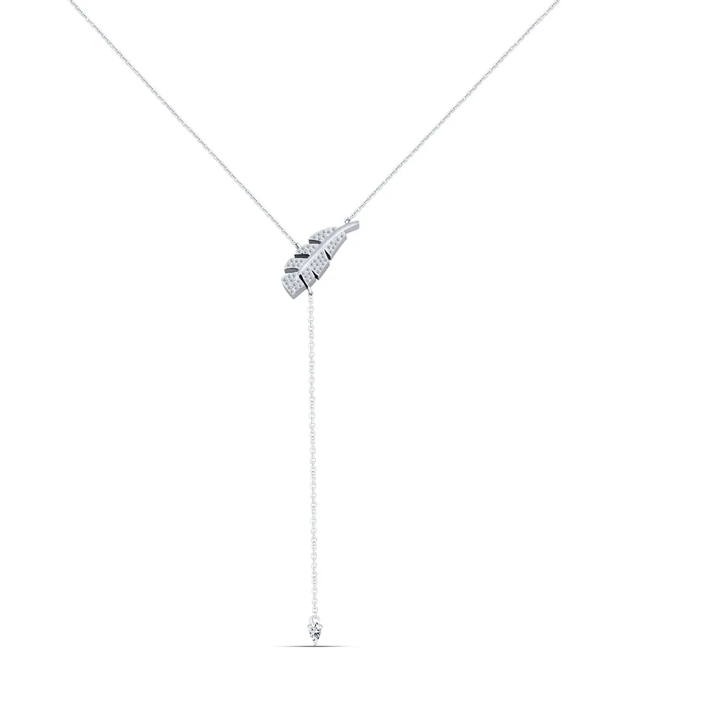 Colier din argint cu Cubic Zirconia Incolor