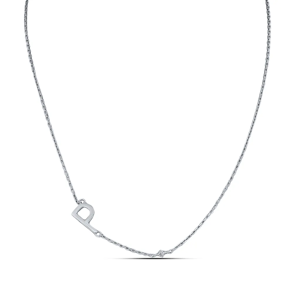 Colier din argint cu Cubic Zirconia Incolor