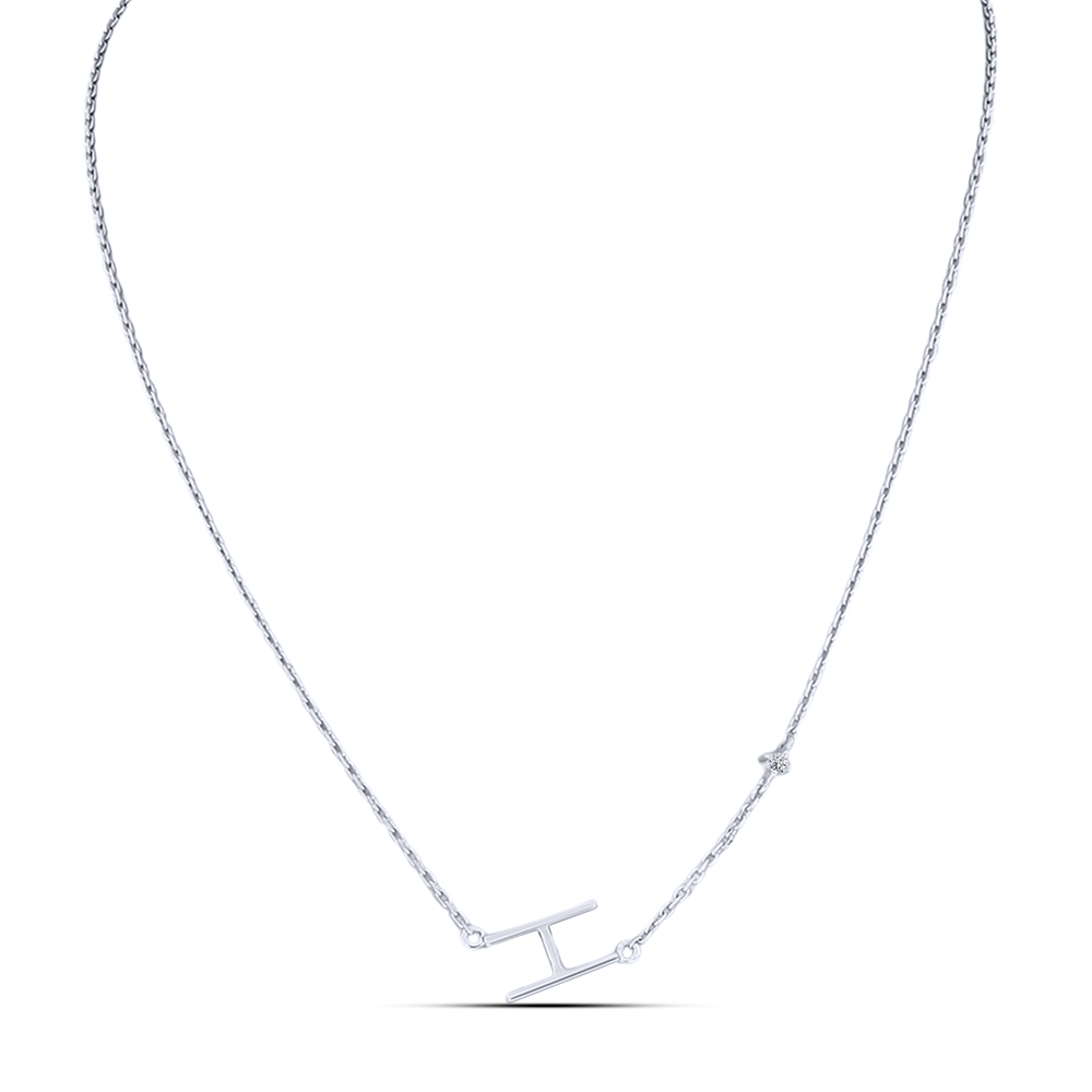 Colier din argint  cu pietre Cubic Zirconia Incolor