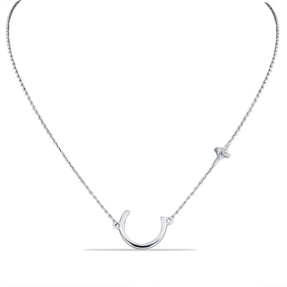 Colier din argint cu Cubic Zirconia Incolor