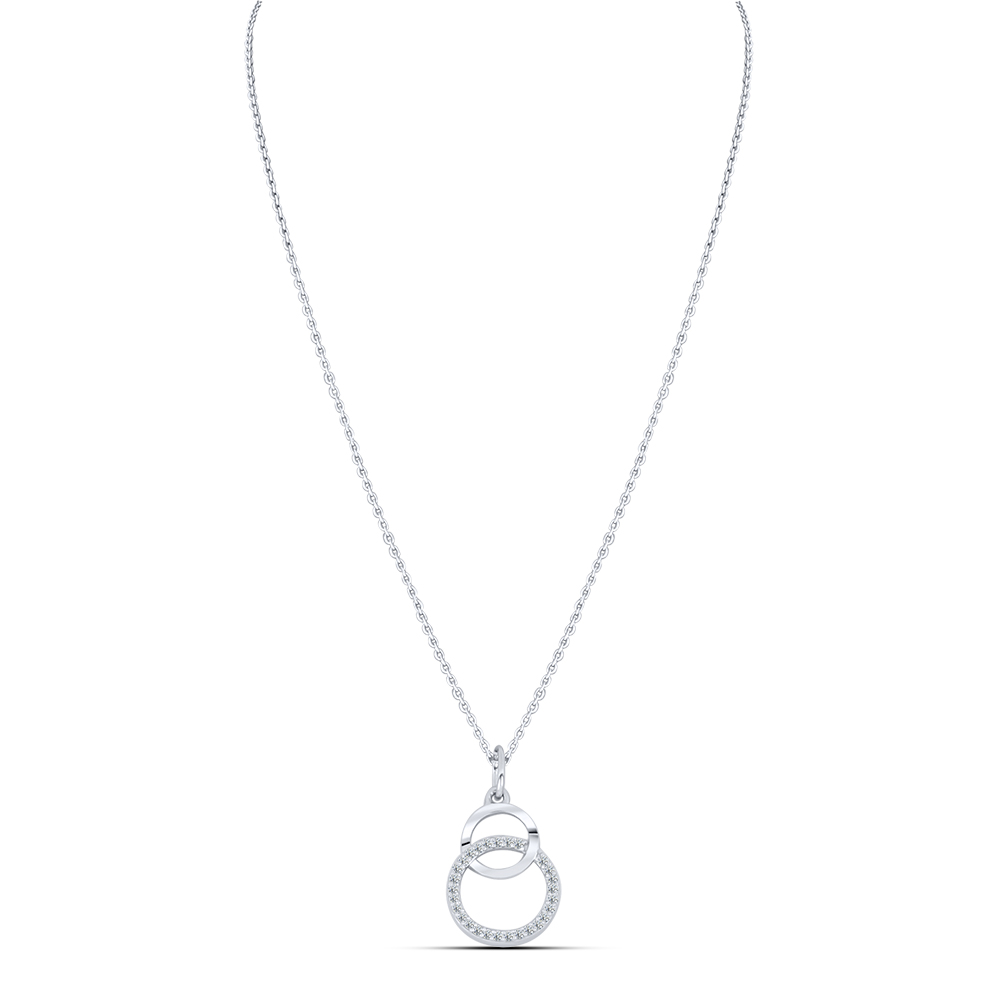 Colier din argint  cu pietre Cubic Zirconia Incolor