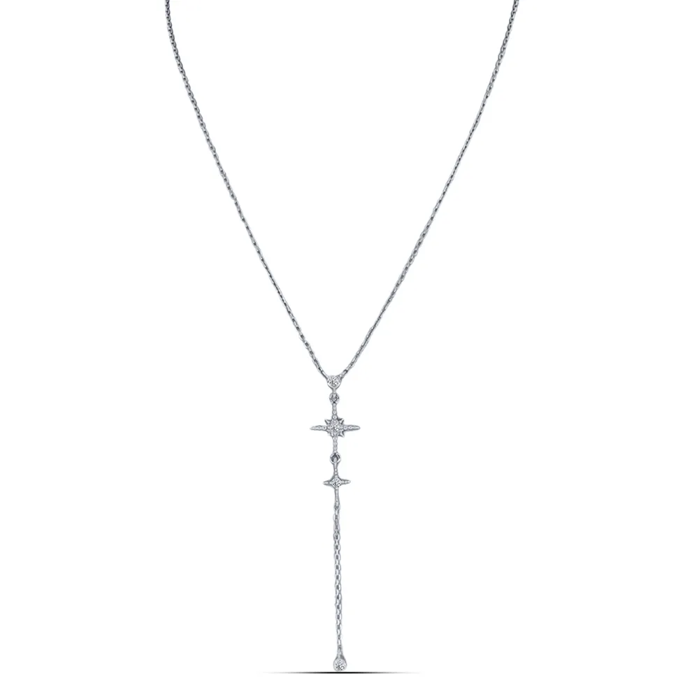 Colier din argint cu Cubic Zirconia Incolor