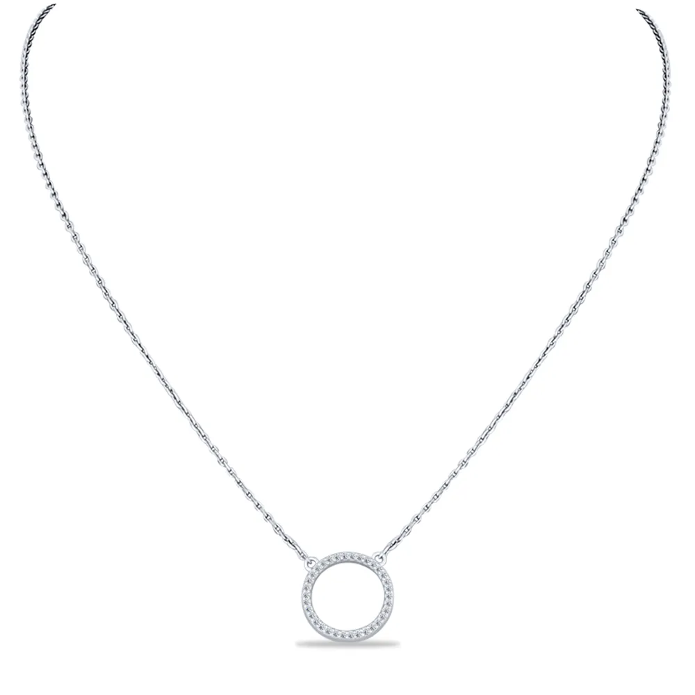 Colier din argint cu Cubic Zirconia Incolor