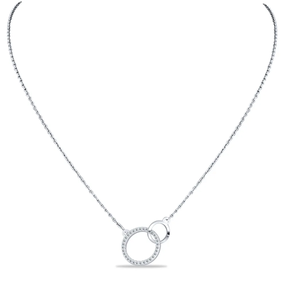 Colier din argint cu Cubic Zirconia Incolor