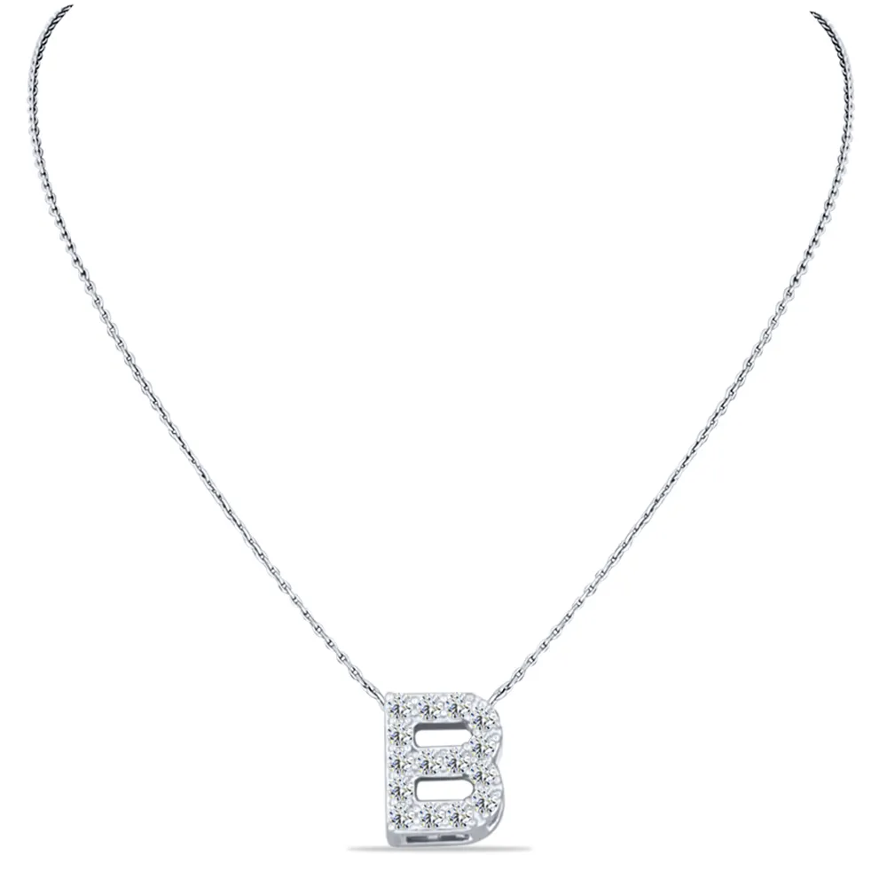 Colier din argint cu Cubic Zirconia Incolor