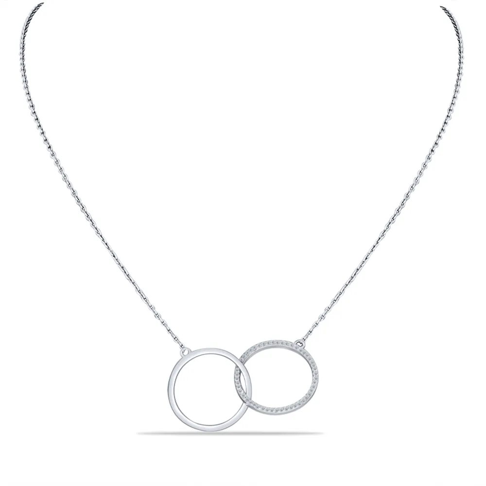 Colier din argint cu Cubic Zirconia Incolor