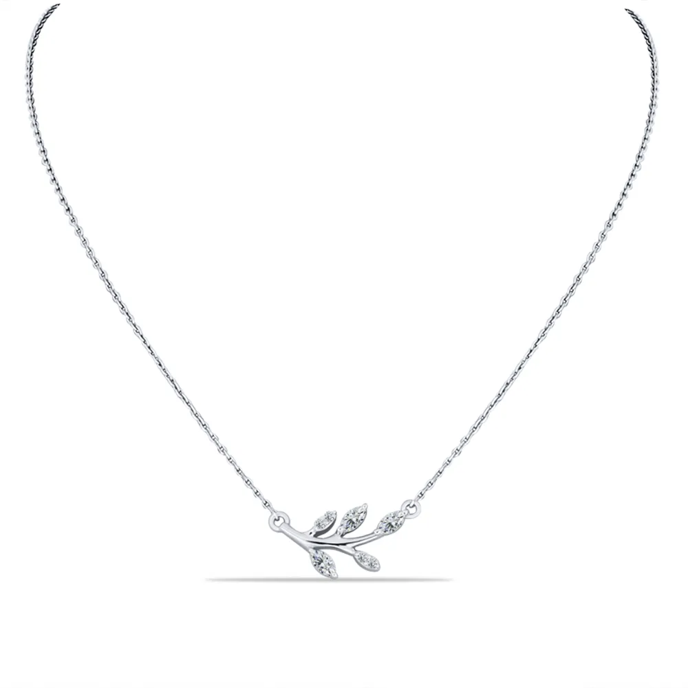 Colier din argint cu Cubic Zirconia Incolor