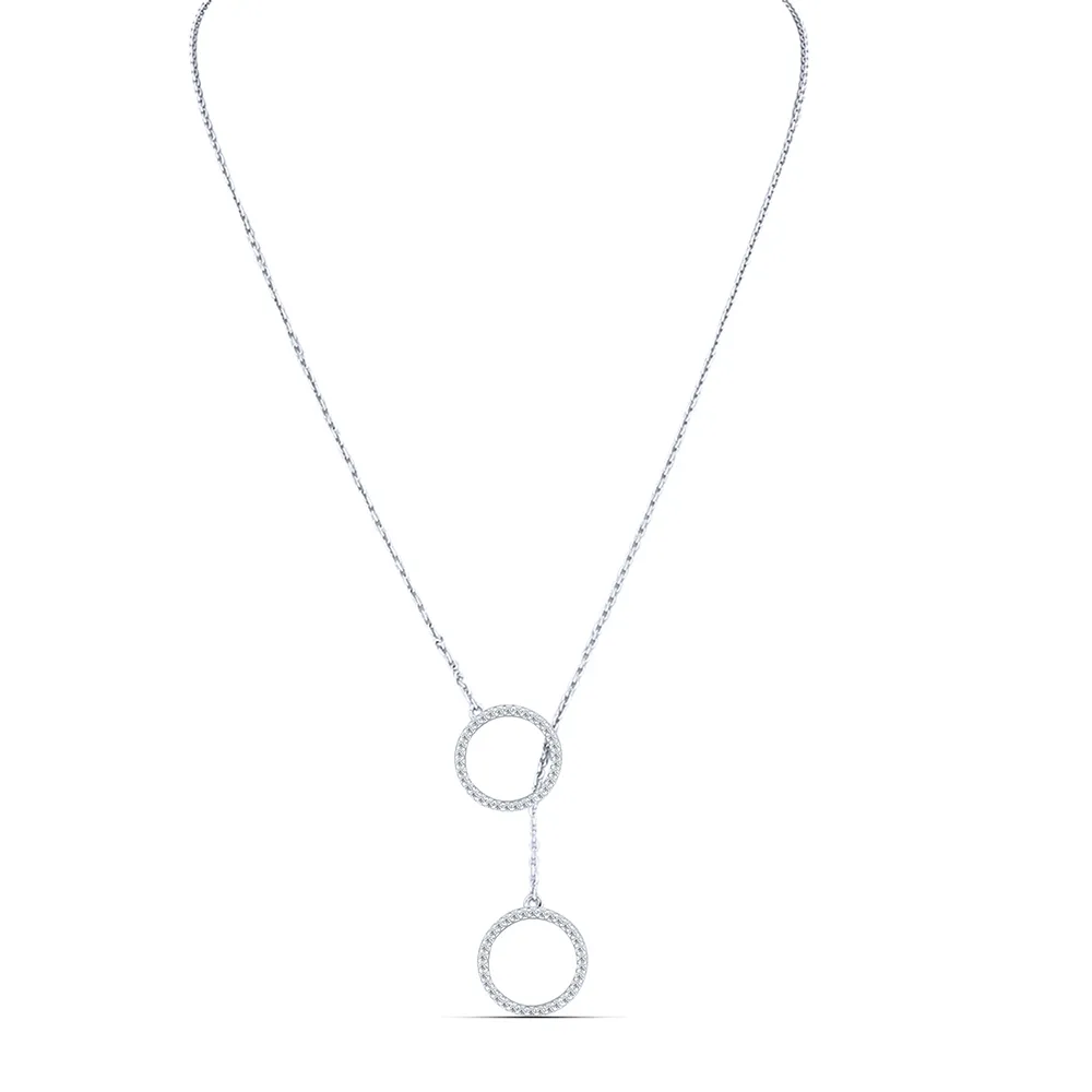 Colier din argint cu Cubic Zirconia Incolor