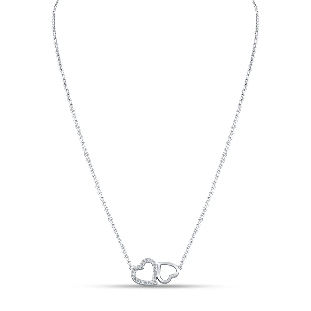 Colier din argint cu Cubic Zirconia Incolor