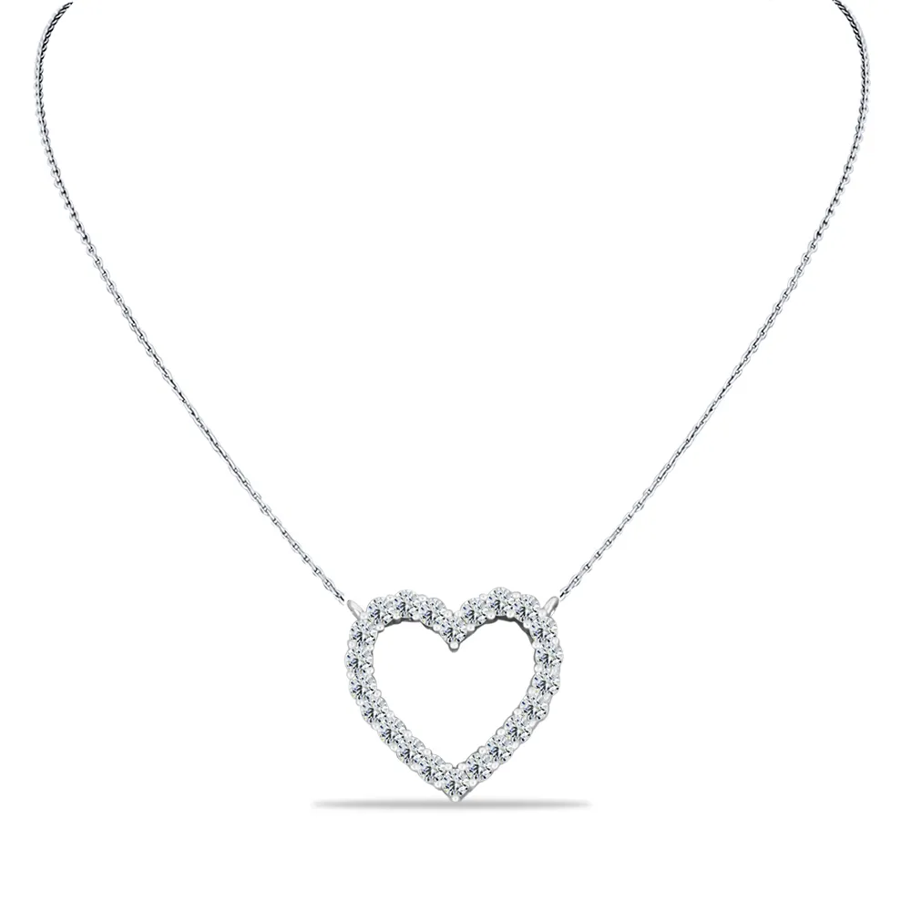 Colier din argint cu Cubic Zirconia Incolor