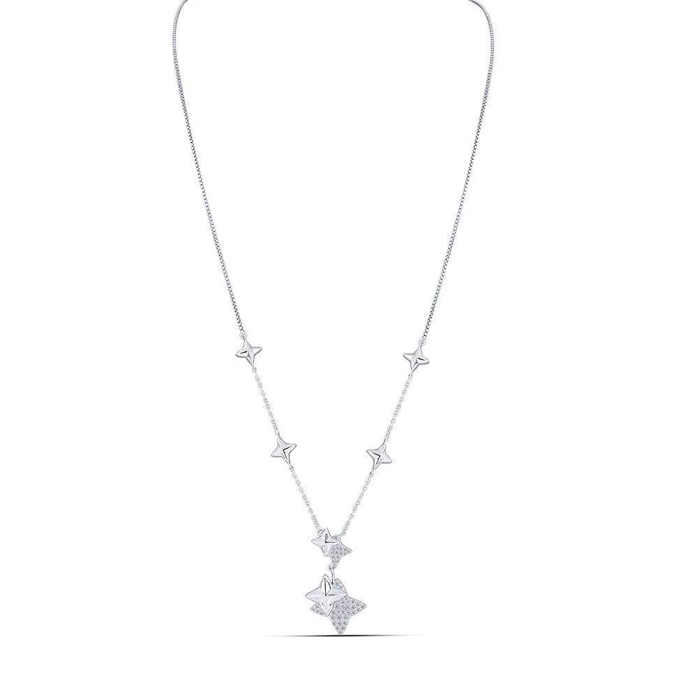 Colier din argint cu Cubic Zirconia Incolor