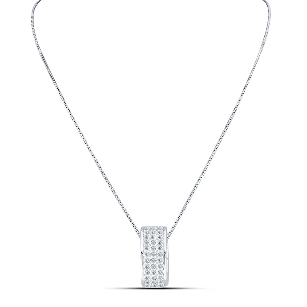 Colier din argint cu Cubic Zirconia Incolor