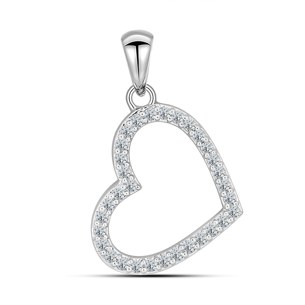 Pandantiv din argint cu Cubic Zirconia Incolor
