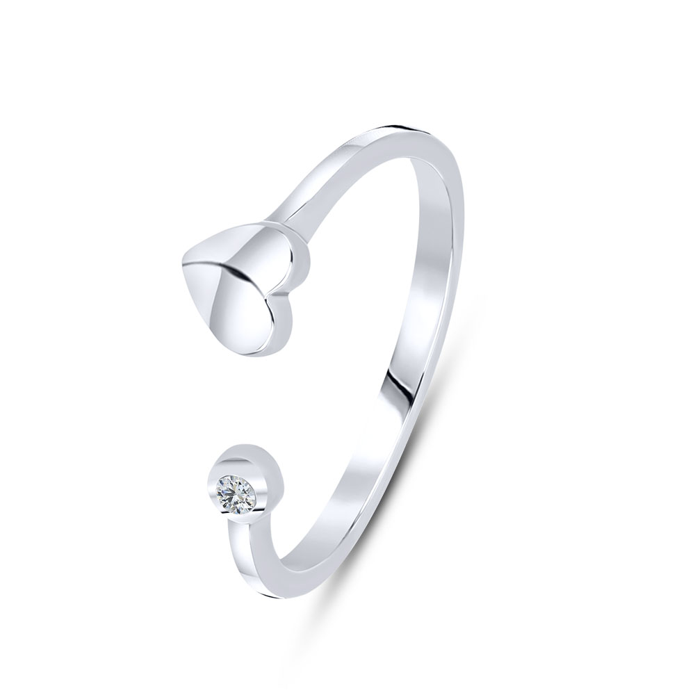 Inel din argint cu Cubic Zirconia Incolor