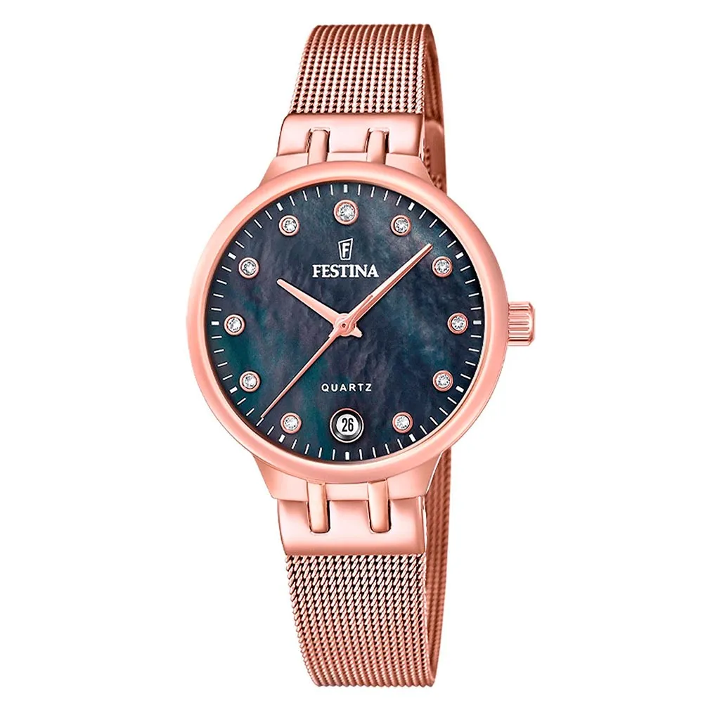 Часы FESTINA с камнями Swarovski