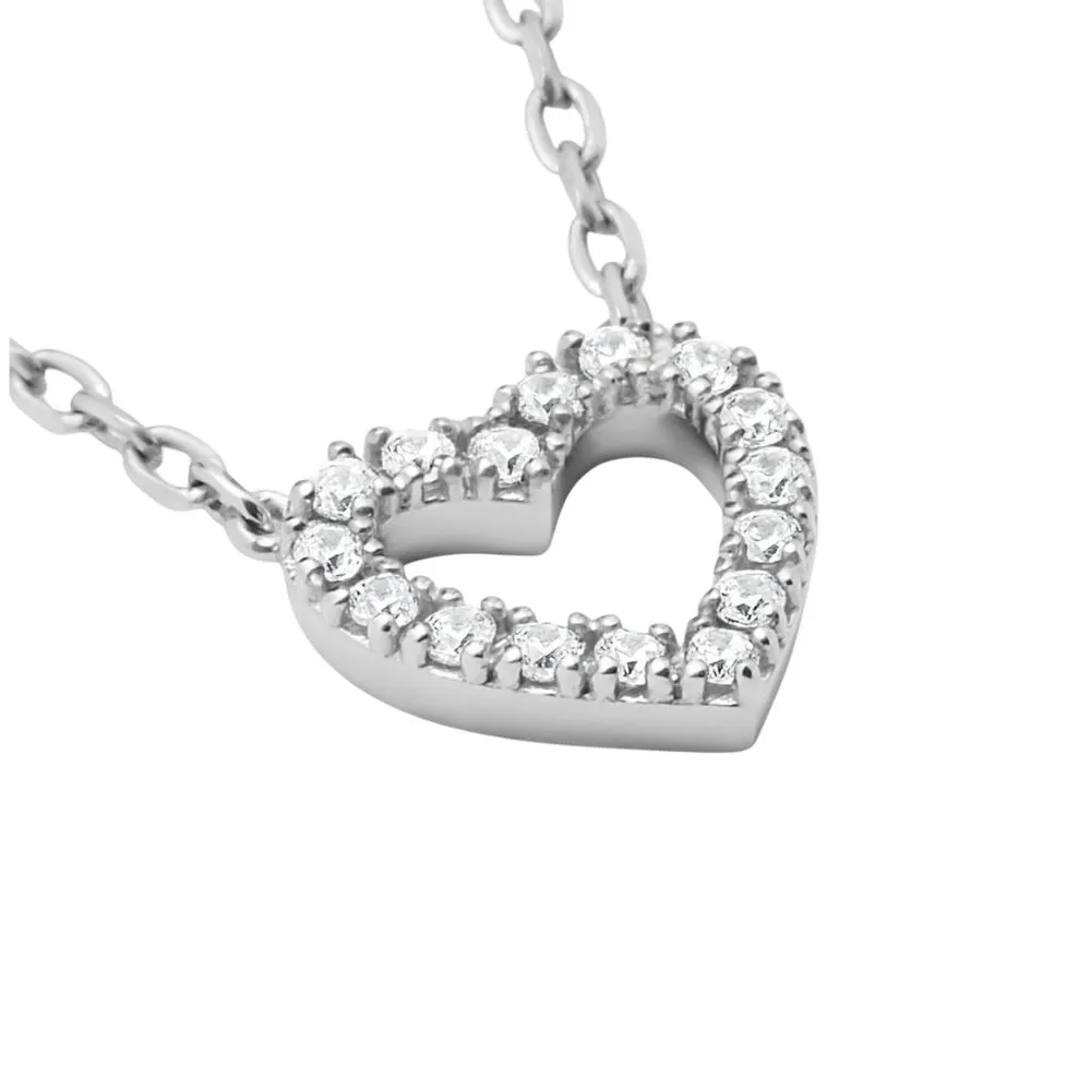 Colier din aur alb cu Diamant