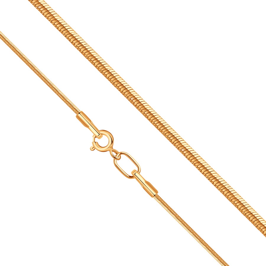 Цепь из красного золота без камней