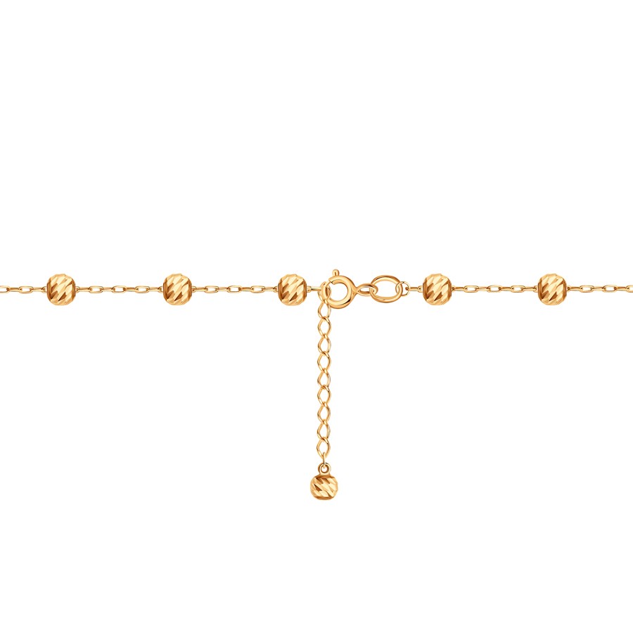 Колье из красного золота без камней