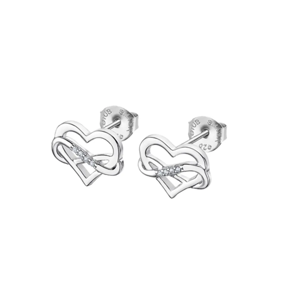 Cercei Pusete din argint cu Cubic Zirconia Incolor