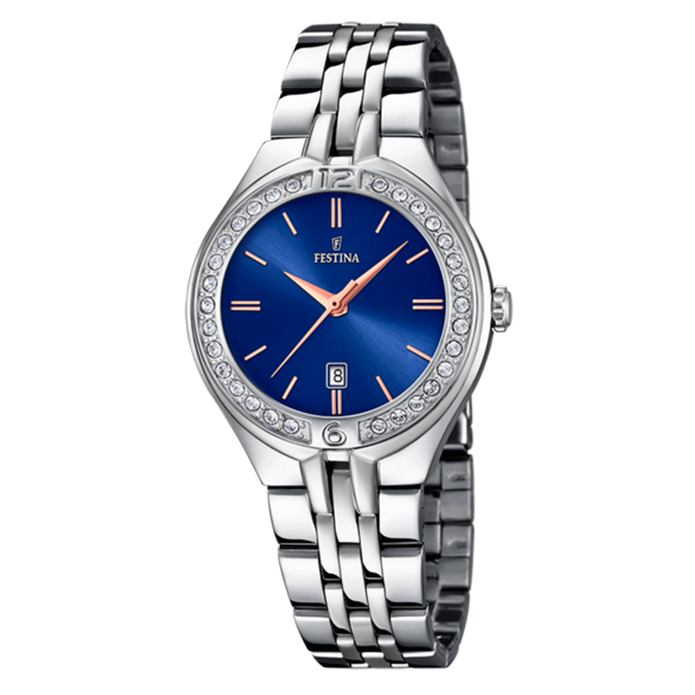 Часы FESTINA с камнями Swarovski