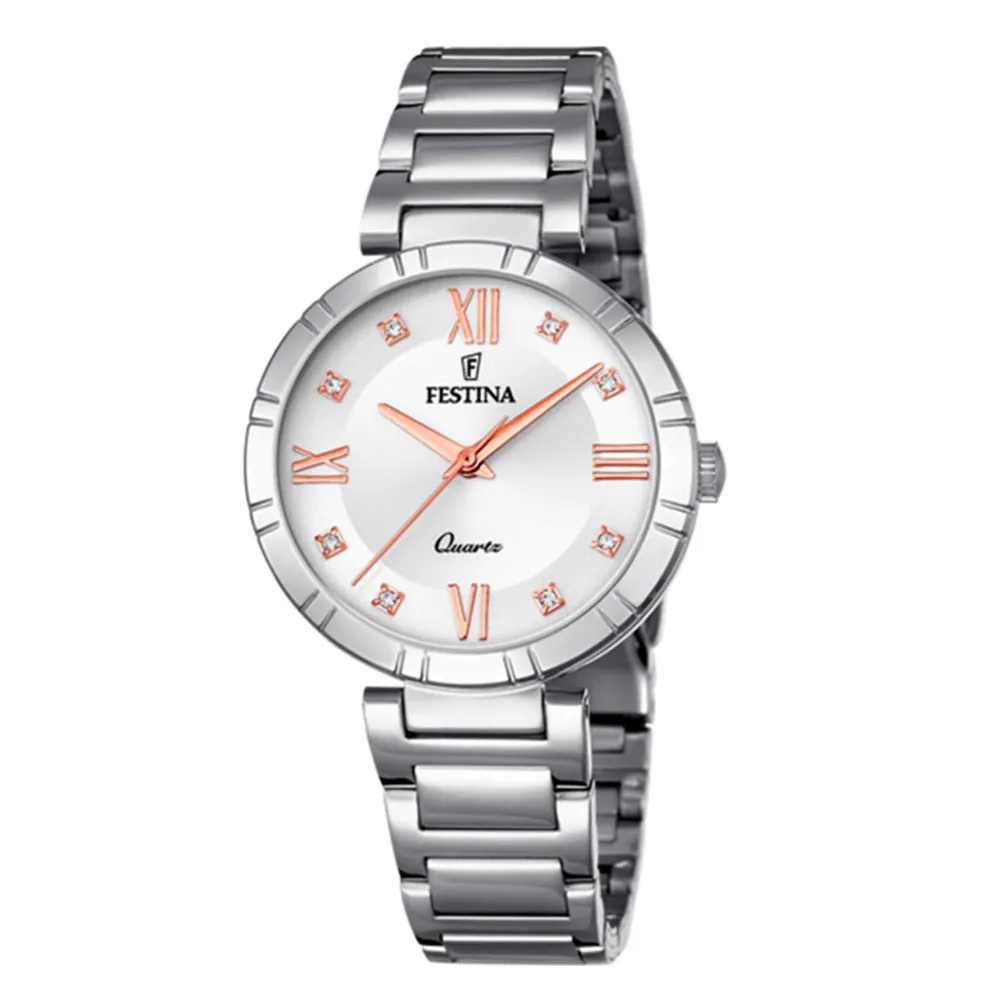 Часы FESTINA с камнями Swarovski