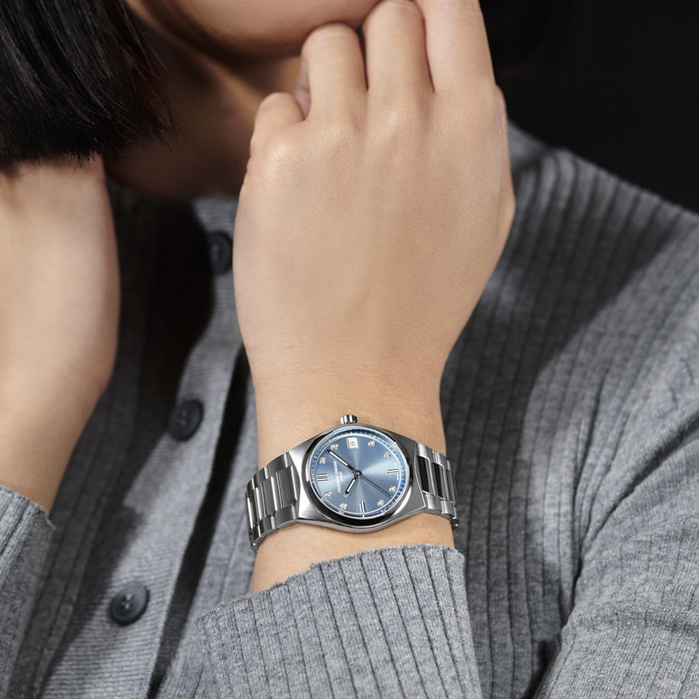 Часы FREDERIQUE CONSTANT с камнями Бриллиант