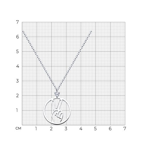Colier din argint  cu pietre Cubic Zirconia Incolor