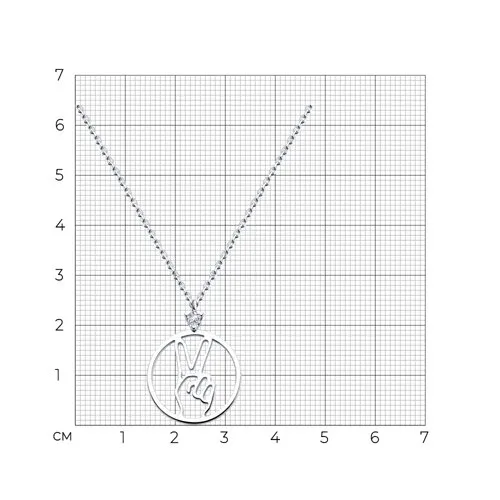 Colier din argint cu Cubic Zirconia Incolor