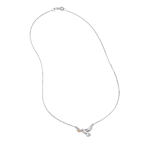 Колье из серебра с камнями Бриллиант