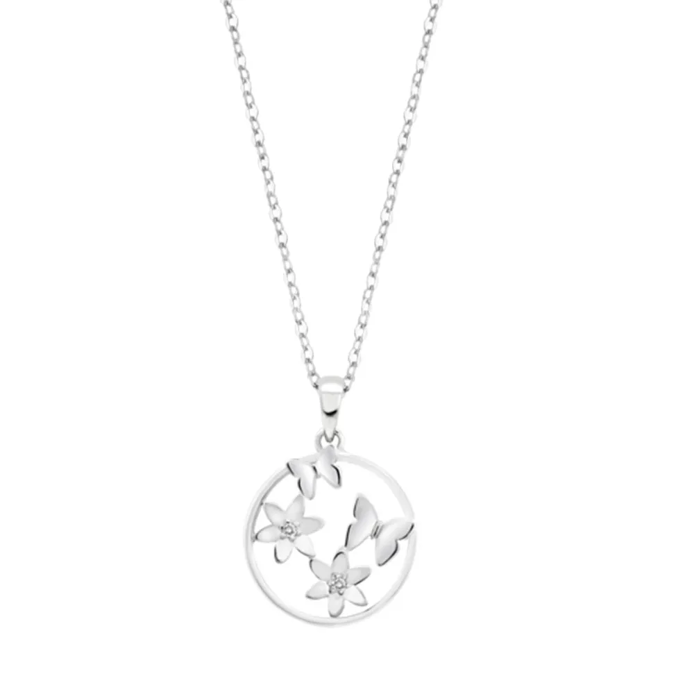 Colier din argint cu Cubic Zirconia Incolor