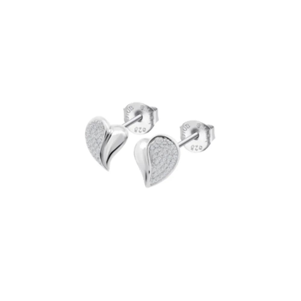 Cercei Pusete din argint cu Cubic Zirconia Incolor