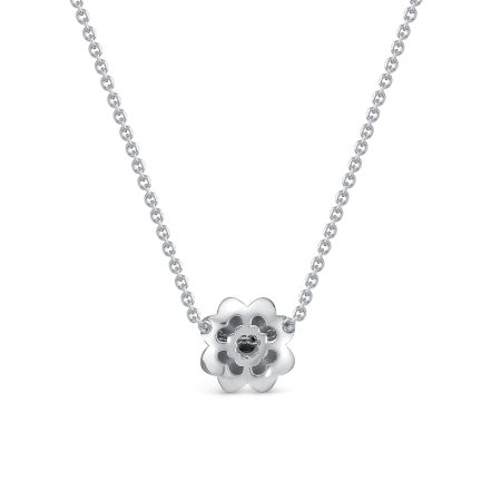 Colier din aur alb cu pietre Diamant
