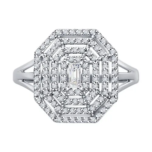 Inel din aur alb cu Diamant